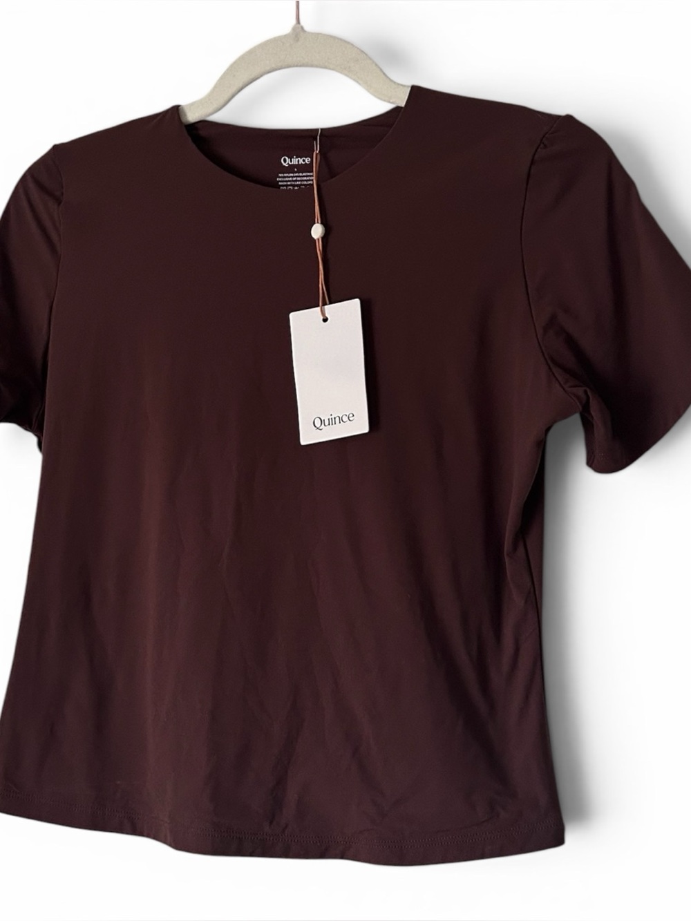 Quince Short Sleeve Tee - Deep Brown